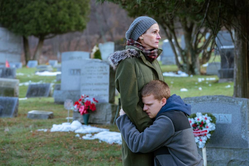 Julia Roberts e Lucas Hedges Julia Roberts e Lucas Hedges