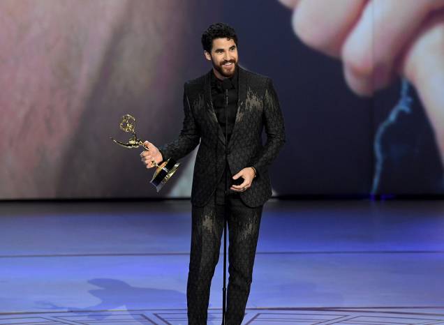 Darren Criss vence na categoria de Melhor ator em série limitada ou filme para TV, durante o Emmy Awards - 17/09/2018 Darren Criss vence na categoria de Melhor ator em série limitada ou filme para TV, durante o Emmy Awards - 17/09/2018