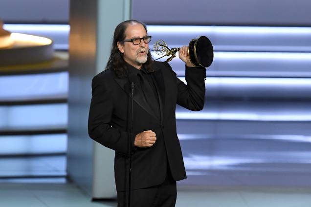 Glenn Weiss vence na categoria de Melhor direção em especial de variedades, durante o Emmy Awards - 17/09/2018 Glenn Weiss vence na categoria de Melhor direção em especial de variedades, durante o Emmy Awards - 17/09/2018