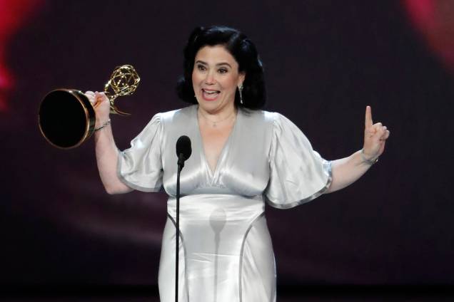 Alex Borstein recebe prêmio de melhor atriz coadjuvante em série cômica, no Emmy Awards - 17/09/2018 Alex Borstein recebe prêmio de melhor atriz coadjuvante em série cômica, no Emmy Awards - 17/09/2018