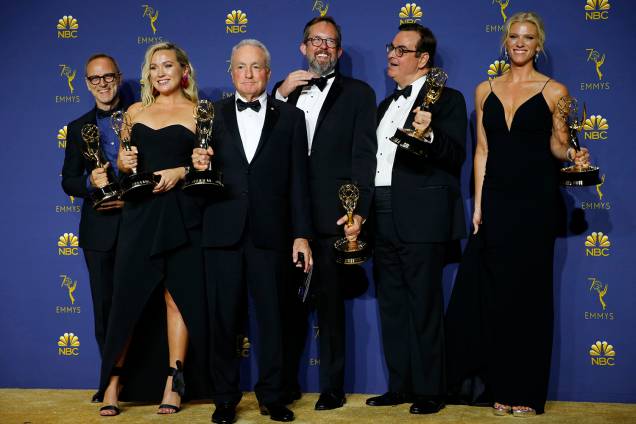 ''Saturday Night Live' vence a categoria de Melhor programa de esquetes, durante o Emmy Awards - 17/09/2018 ''Saturday Night Live' vence a categoria de Melhor programa de esquetes, durante o Emmy Awards - 17/09/2018