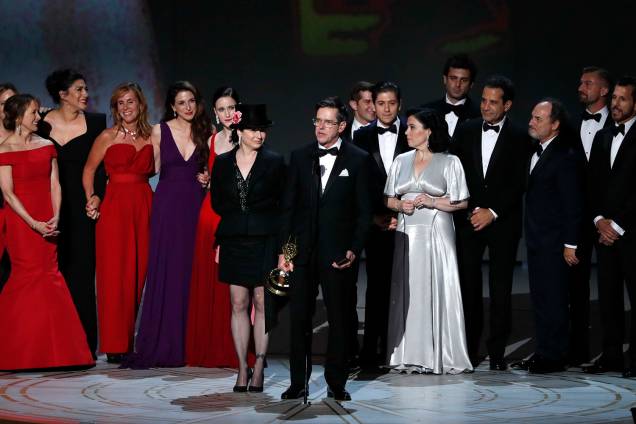 "The Marvelous Mrs. Maisel" vence na categoria de Melhor Comédia, durante a cerimônia do Emmy Awards - 17/09/2018 "The Marvelous Mrs. Maisel" vence na categoria de Melhor Comédia, durante a cerimônia do Emmy Awards - 17/09/2018