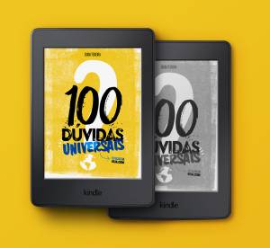 Mockup Kindle O livro do blog Dúvidas Universais já chegou ao Kindle!