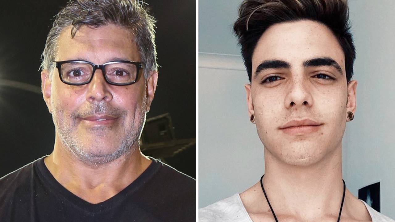 Alexandre Frota e o filho Mayã
