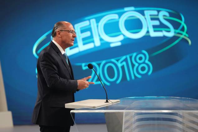 Geraldo Alckmin (PSDB), candidato à Presidência da República, participa de debate realizado pela TV Globo - 04/10/2018 Geraldo Alckmin (PSDB), candidato à Presidência da República, participa de debate realizado pela TV Globo - 04/10/2018