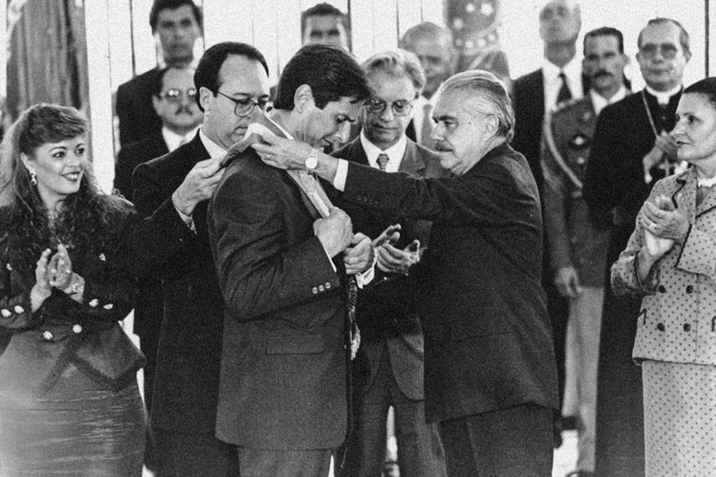 Fernando Collor e José Sarney Fernando Collor e José Sarney