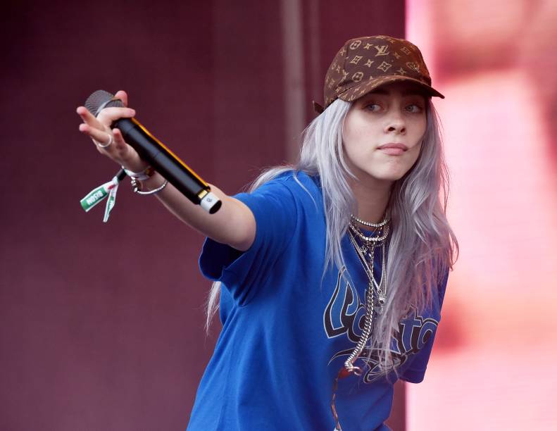 A cantora Billie Eilish se apresenta durante o Festival de música e arte Outside Lands em São Francisco, Califórnia - 10/08/2018