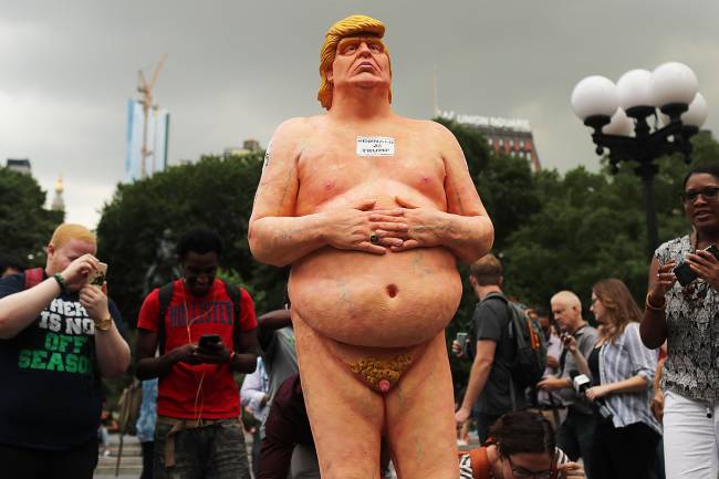 Estátua de Donald Trump Estátua de Donald Trump