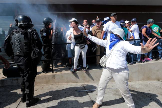 Protesto na Nicarágua