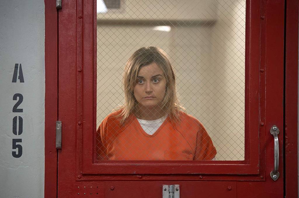 Piper Chapman (Taylor Schilling) em ‘Orange Is the New Black’ Piper Chapman (Taylor Schilling) em 'Orange Is the New Black'