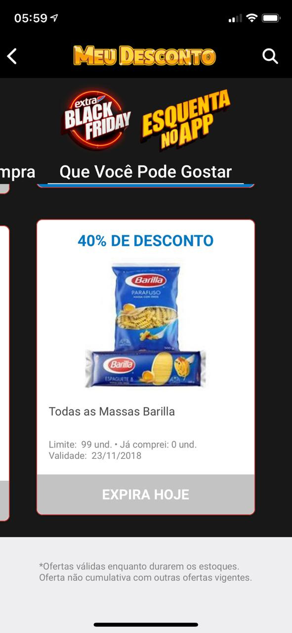 Aplicativo de desconto do supermercado Extra Aplicativo de desconto do supermercado Extra