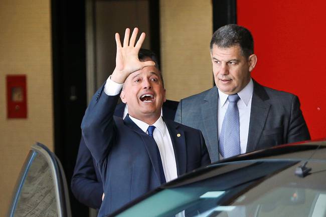 Onyx Lorenzoni e Gustavo Bebianno Onyx Lorenzoni e Gustavo Bebianno