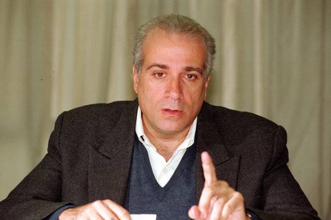 Celso Daniel Celso Daniel, então prefeito de Santo André, em entrevista coletiva - 28/05/1997