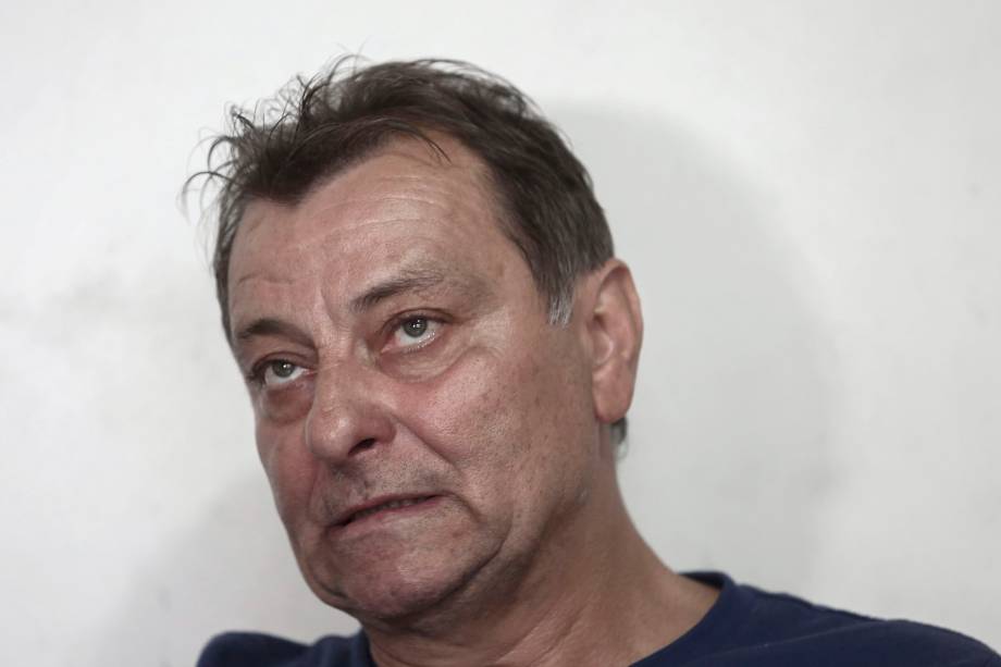 O ex-ativista de esquerda italiano Cesare Battisti durante entrevista à AFP em Cananéia, estado de São Paulo - 20/10/2017 O ex-ativista de esquerda italiano Cesare Battisti durante entrevista à AFP em Cananéia, estado de São Paulo - 20/10/2017