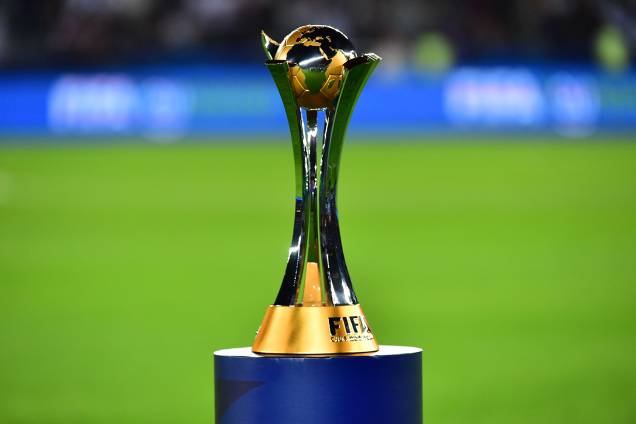 Troféu do Mundial de Clubes da FIFA antes da final do torneio entre Real Madrid e Al Ain - 22/12/2018 Troféu do Mundial de Clubes da FIFA antes da final do torneio entre Real Madrid e Al Ain - 22/12/2018