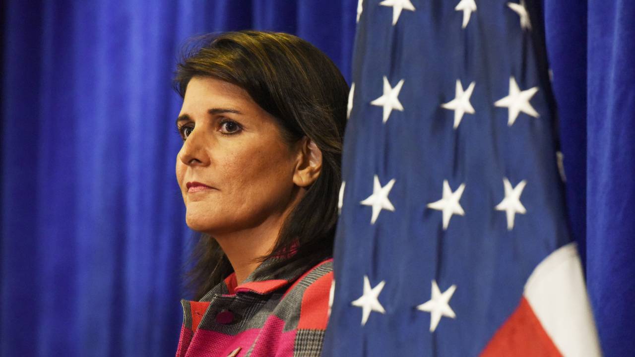 A embaixadora dos Estados Unidos para as Nações Unidas, Nikki Haley