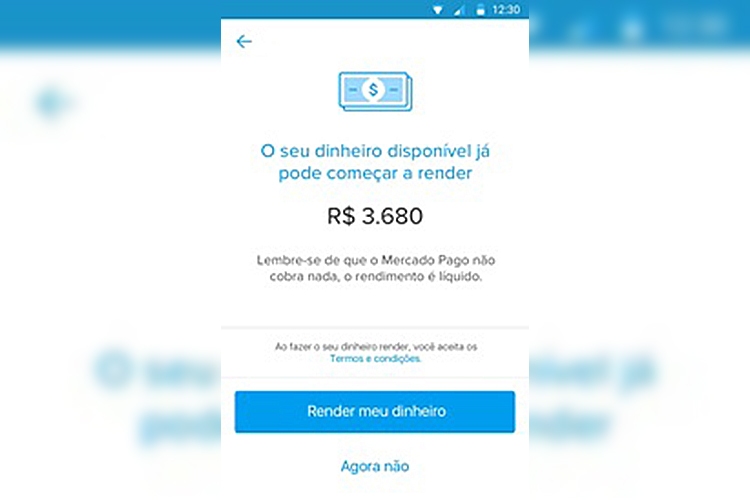 Conta digital do Mercado Pago Conta digital do Mercado Pago