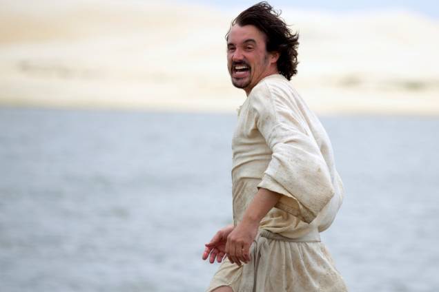 Caio Junqueira interpreta Pedro no episódio 'Pesca Maravilhosa' da série bíblica 'Milagres de Jesus' da Record Caio Junqueira interpreta Pedro no episódio 'Pesca Maravilhosa' da série bíblica 'Milagres de Jesus' da Record