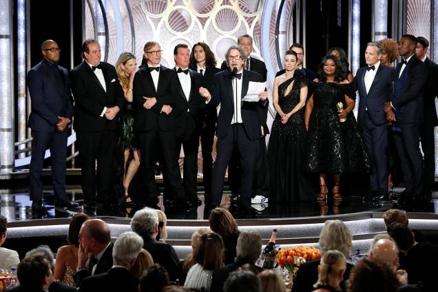 "Green Book: O Guia" ganha prêmio na categoria de melhor filme de comédia ou musical, durante a cerimônia do Globo de Ouro - 07/01/2019 "Green Book: O Guia" ganha prêmio na categoria de melhor filme de comédia ou musical, durante a cerimônia do Globo de Ouro - 07/01/2019