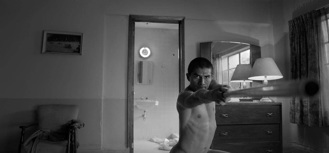 Jorge Antonio Guerrero em cena de 'Roma', de Alfonso Cuarón