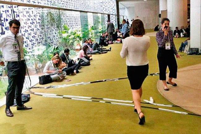 Jornalistas na posse de Jair Bolsonaro Jornalistas na posse de Jair Bolsonaro