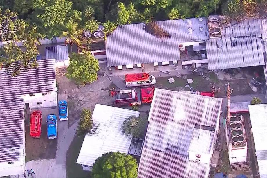 Centro de Treinamento do Flamengo pega fogo durante a madrugada - 08/02/2019