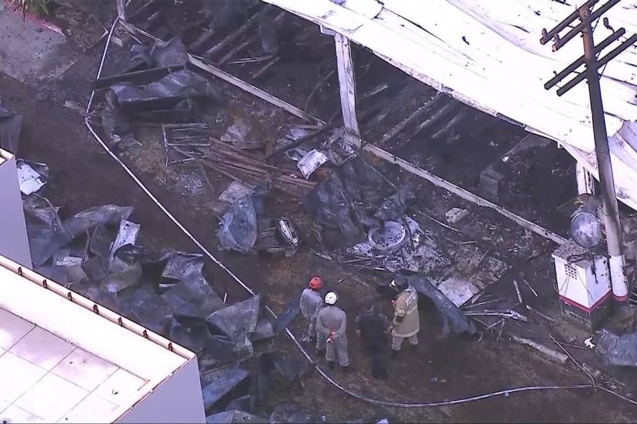 Centro de Treinamento do Flamengo pega fogo durante a madrugada - 08/02/2019