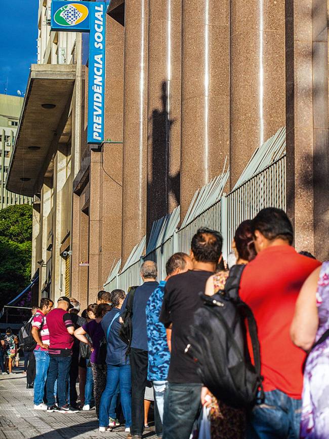 Previdência Social Fila