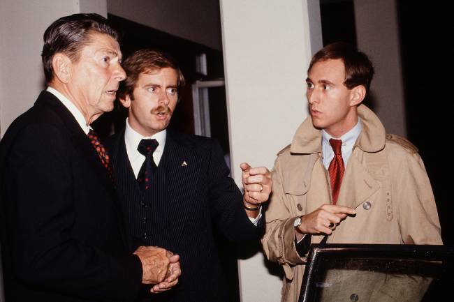 Ronald Reagan e Roger Stone