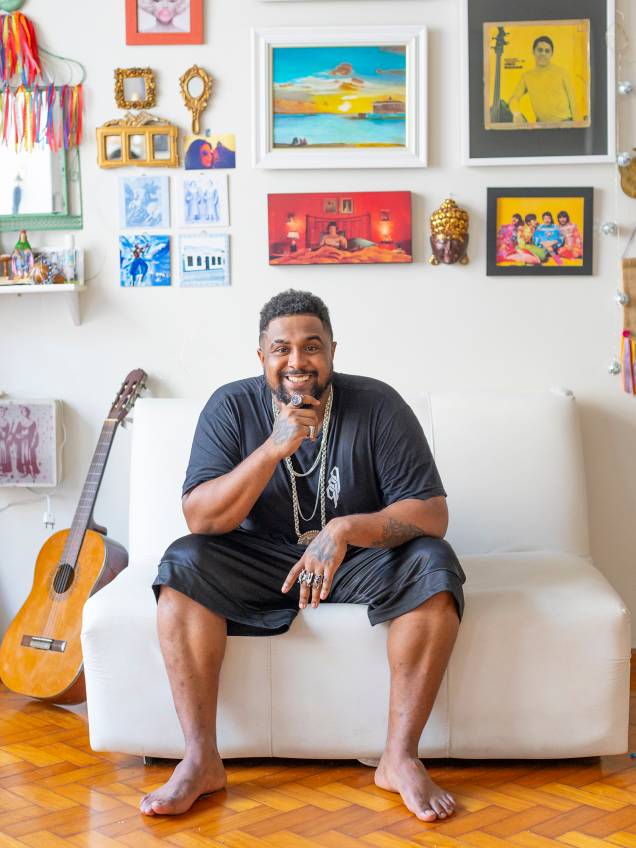 O rapper Baco Exu do Blues O rapper Baco Exu do Blues