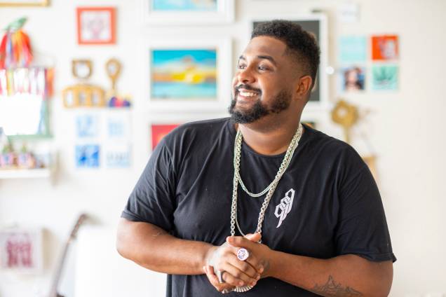 O rapper Baco Exu do Blues O rapper Baco Exu do Blues