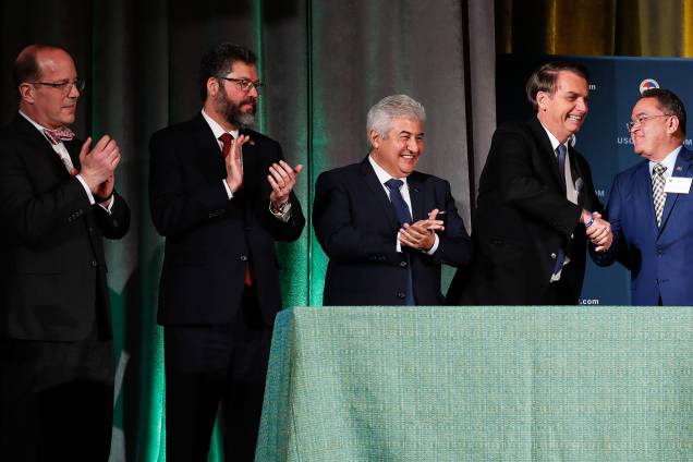 Brasil e Estados Unidos assinam acordo de Salvaguardas da Base de Alcântara - 18/03/2019 Brasil e Estados Unidos assinam acordo de Salvaguardas da Base de Alcântara - 18/03/2019