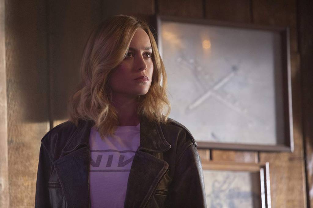 Brie Larson em cena de ‘Capitã Marvel‘ Brie Larson em cena de ‘Capitã Marvel‘