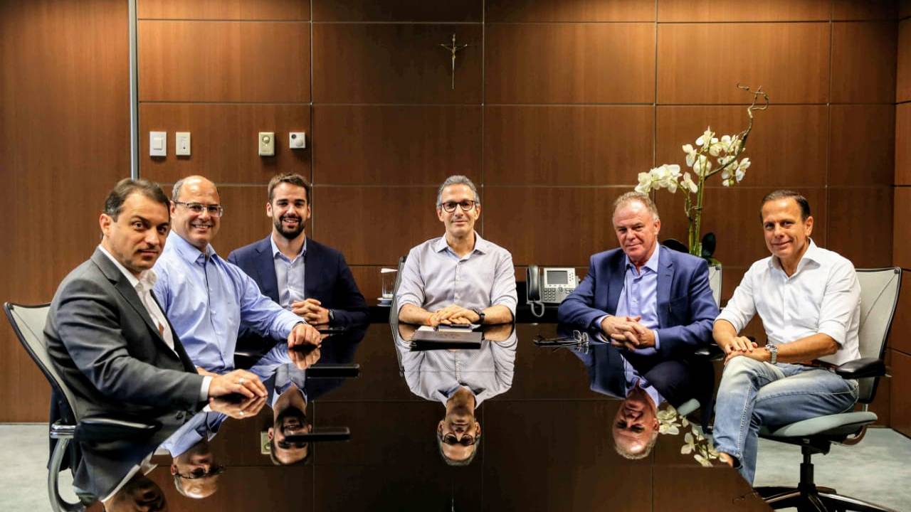 Governadores de seis estados do Sul e do Sudeste se reuniram neste sábado e anunciaram o apoio à reforma da Previdência