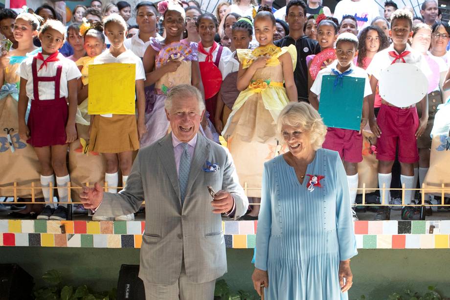 Príncipe Charles e Camilla da Grã-Bretanha, Duquesa da Cornualha, visitam o Centro Comunitário Muraleando em Havana, Cuba - 25/03/2019 Príncipe Charles e Camilla da Grã-Bretanha, Duquesa da Cornualha, visitam o Centro Comunitário Muraleando em Havana, Cuba - 25/03/2019