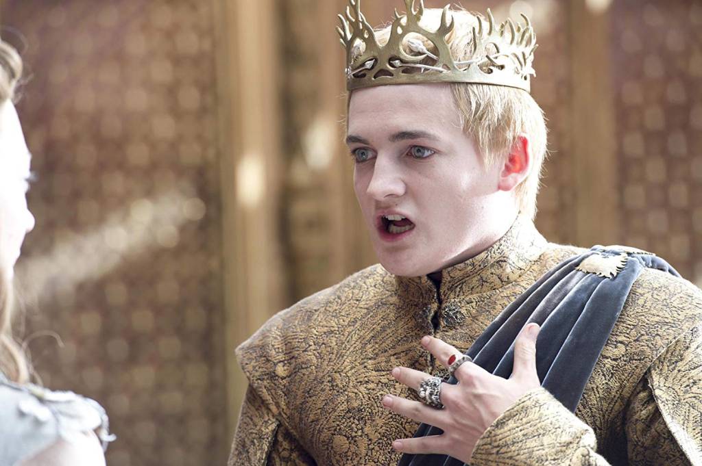 Jack Gleeson em cena do episódio 2 da temporada 4 de’ Game of Thrones’ Jack Gleeson em cena do episódio 2 da temporada 4 de' Game of Thrones'