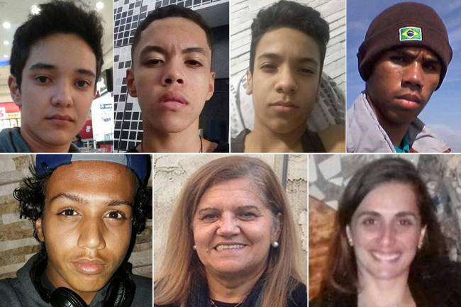 Samuel Melquiades, Caio Oliveira, Kaio Lucas, Cleiton Antônio, Douglas Murilo, Marilena Umezu e Eliana Regina Samuel Melquiades, Caio Oliveira, Kaio Lucas, Cleiton Antônio, Douglas Murilo, Marilena Umezu e Eliana Regina