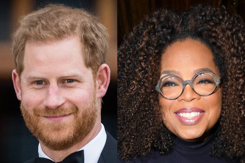 Príncipe Harry e Oprah se juntam para série sobre saúde mental
