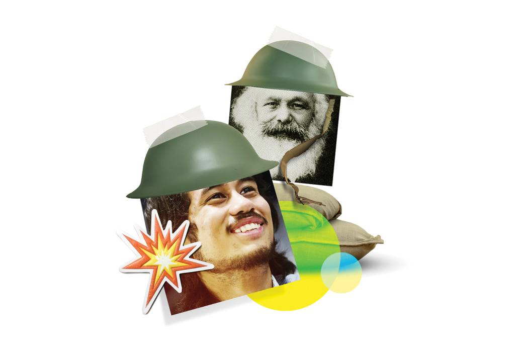 Kim Kataguiri e Karl Marx Kim Kataguiri e Karl Marx