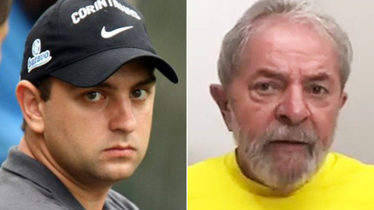 Luis Cláudio Lula da Silva e seu pai, o ex-presidente Luiz Inácio Lula da Silva //
