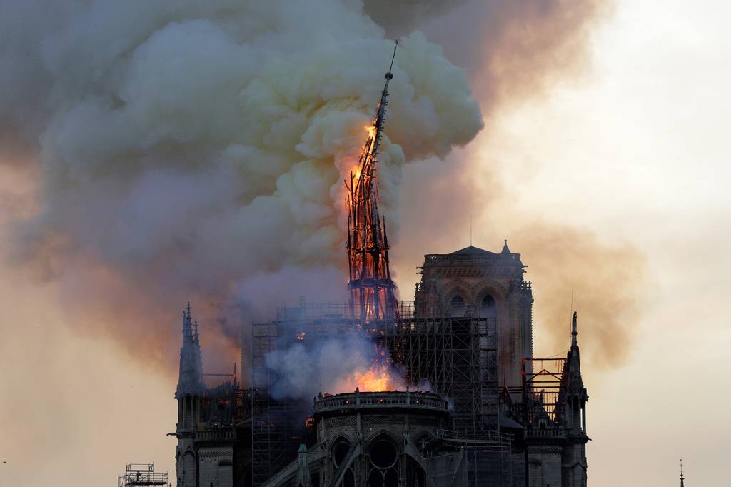 Incêndio na Catedral de Notre Dame Incêndio na Catedral de Notre-Dame