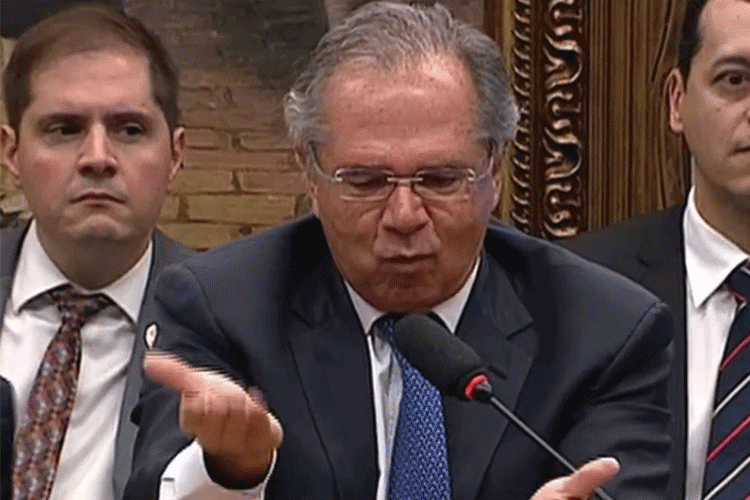 Paulo Guedes, ministro da Economia Paulo Guedes, ministro da Economia, participa da CCJ da Reforma da Previdência - 03/04/2019