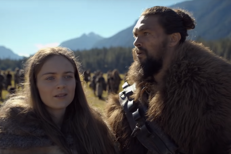 Cena da série ‘See’, da Apple TV+, com o ator Jason Momoa Cena da série 'See', da Apple TV+, com o ator Jason Momoa