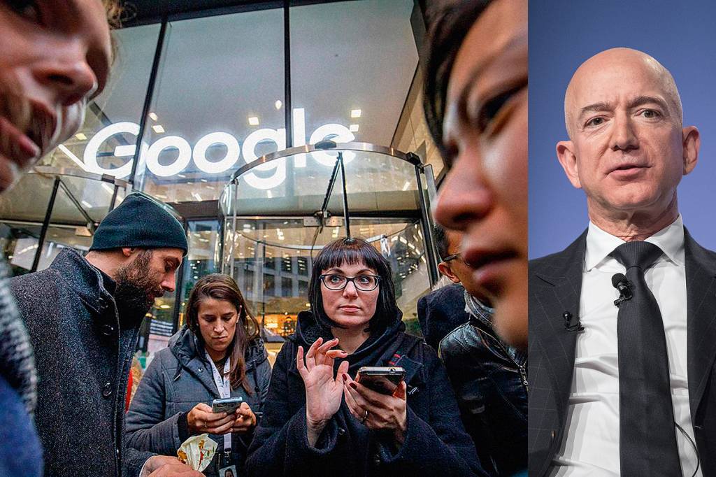 Google e Jeff Bezos Google e Jeff Bezos