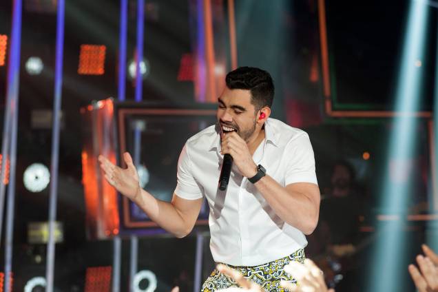 O cantor Gabriel Diniz, durante participação no programa 'Só Toca Top' - 19/09/2018 O cantor Gabriel Diniz, durante participação no programa 'Só Toca Top' - 19/09/2018