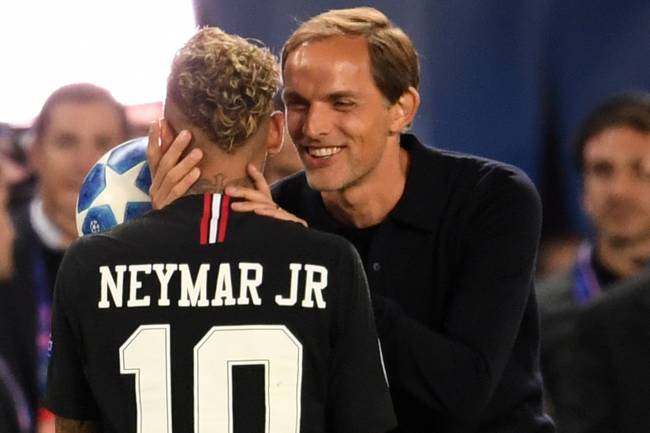 Thomas Tuchel e Neymar