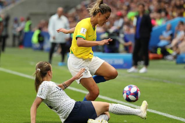 França e Brasil jogo válido pela Copa do Mundo Feminina 2019 Oitavas de final - 23/06/2019 França e Brasil jogo válido pela Copa do Mundo Feminina 2019 Oitavas de final - 23/06/2019