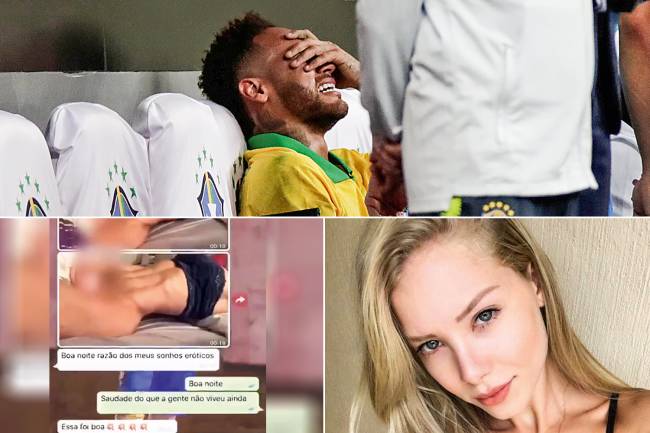 Neymar e Najila Trindade Mendes de Souza