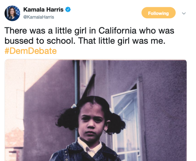 Tuíte Kamala Harris