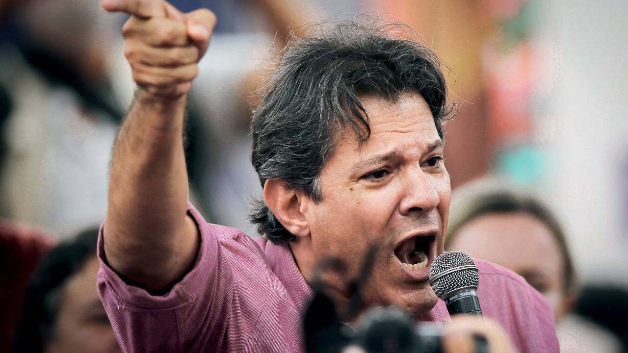 RENOVACÇÃO - Fernando Haddad: uma ala do PT quer que ele comande o partido